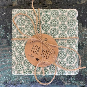 Red and/or Green Coasters / Christmas Coasters / Stone Coasters / Christmas Decor / Christmas Gift / Coaster Set / Stone Coaster Set / Boho