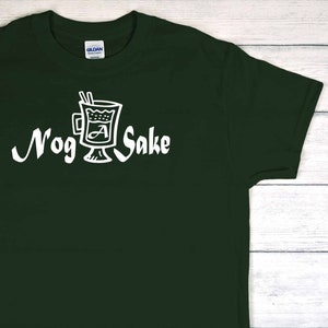 Nogasake - The Office Christmas T-shirt, Dunder Mifflin Christmas Tee, Andy Bernard, Nog-a-sake, The Office, Christmas Gift