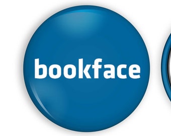 Bookface - Jim Halpert Quote, The Office Halloween, The Office, The Office 1-inch Pinback Button Dunder Mifflin