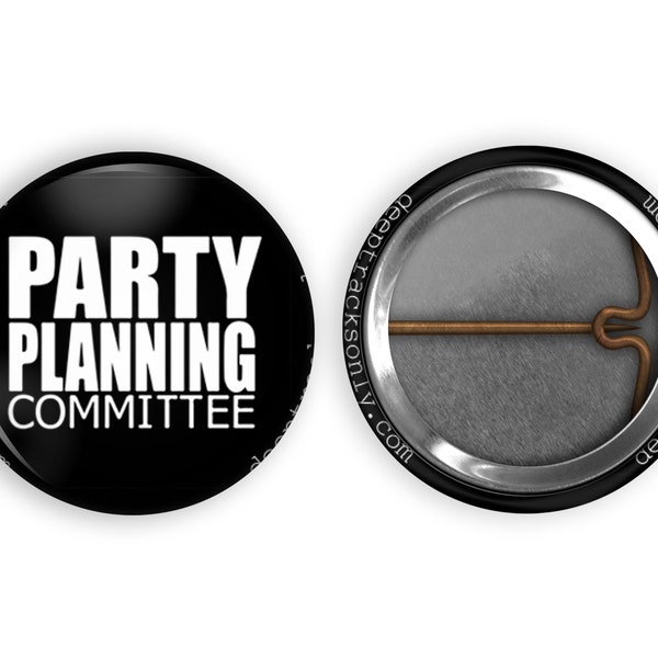 Party Planning Committee, PPC, Angela Martin, The Office 1-inch Pinback Button, Dunder Mifflin Pin, The Office Gift