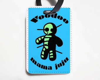 The Office Luggage Tag - Voodoo Mama Juju - The Office Travel - Funny Luggage Tag, Dunder Mifflin Luggage Tag, Angela Martin