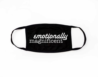 Emotionally Magnificent - Face Mask Covering 100% Cotton - The Office Face Mask - Michael Scott, Dunder Mifflin