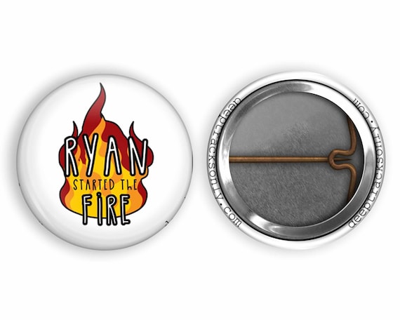 Ryan Started the Fire Ryan Howard the Office the Office - Etsy UK