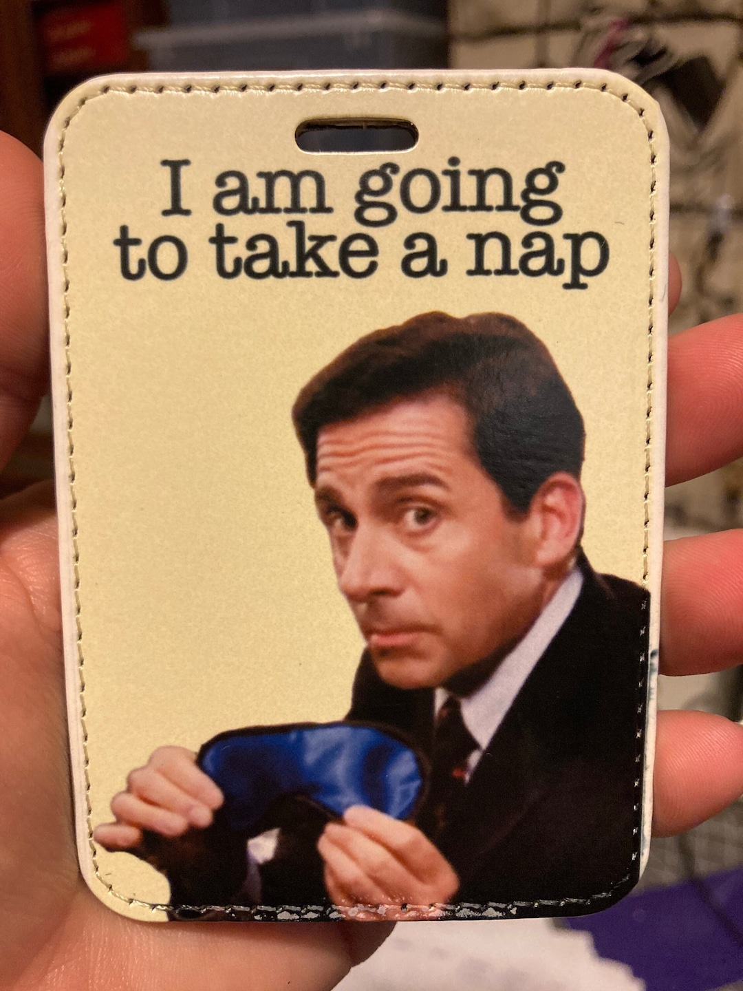 The Office Luggage Tag Michael Scott Quote I Am Going to Take a Nap