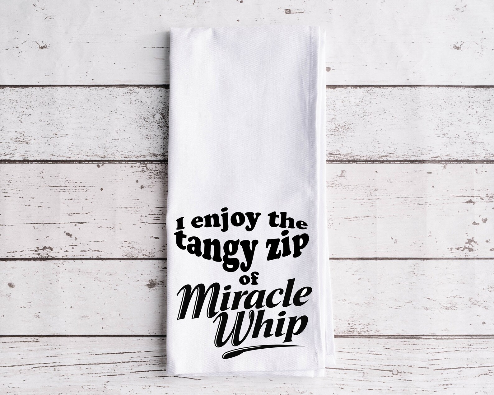I Enjoy the Tangy Zip of Miracle Whip The Office Kitchen Etsy