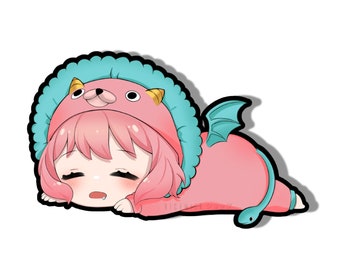 Sleepy girl Sticker