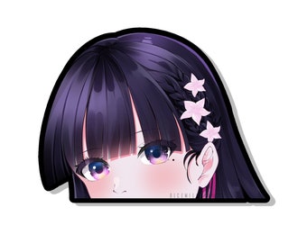 Miyo Peeker Sticker | Waterproof Vinyl Sticker | Laptop Peekers | Car Sticker