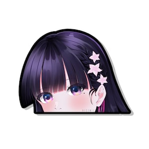 Miyo Peeker Sticker | Waterproof Vinyl Sticker | Laptop Peekers | Car Sticker