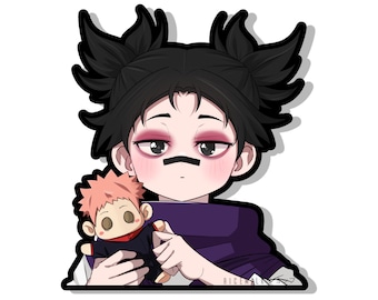 Brother Plushie Sticker | Waterproof Vinyl Sticker | Laptop Peekers
