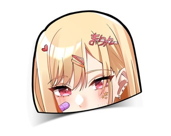 Kawaii Marin Peeker sticker