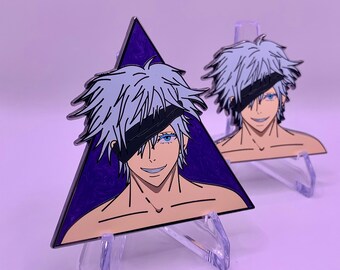 Messy Hair daddy Enamel pin