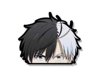 Sakura Peeker Sticker | Waterproof Vinyl Sticker | Laptop Peekers | Car Sticker | PC Sticker