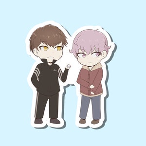 Chibi Pearl Sticker | Waterproof Vinyl sticker | Peeker Sticker | Yaoi sticker| BL | Manhwa
