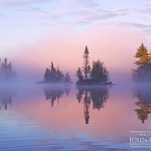 Boundary Waters Canoe Area - Steamy Sunrise