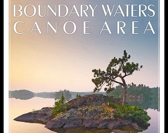 Boundary Waters Canoe Area Poster (Minnesota)