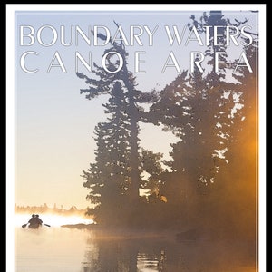 Boundary Waters Canoe Area Poster (Minnesota)