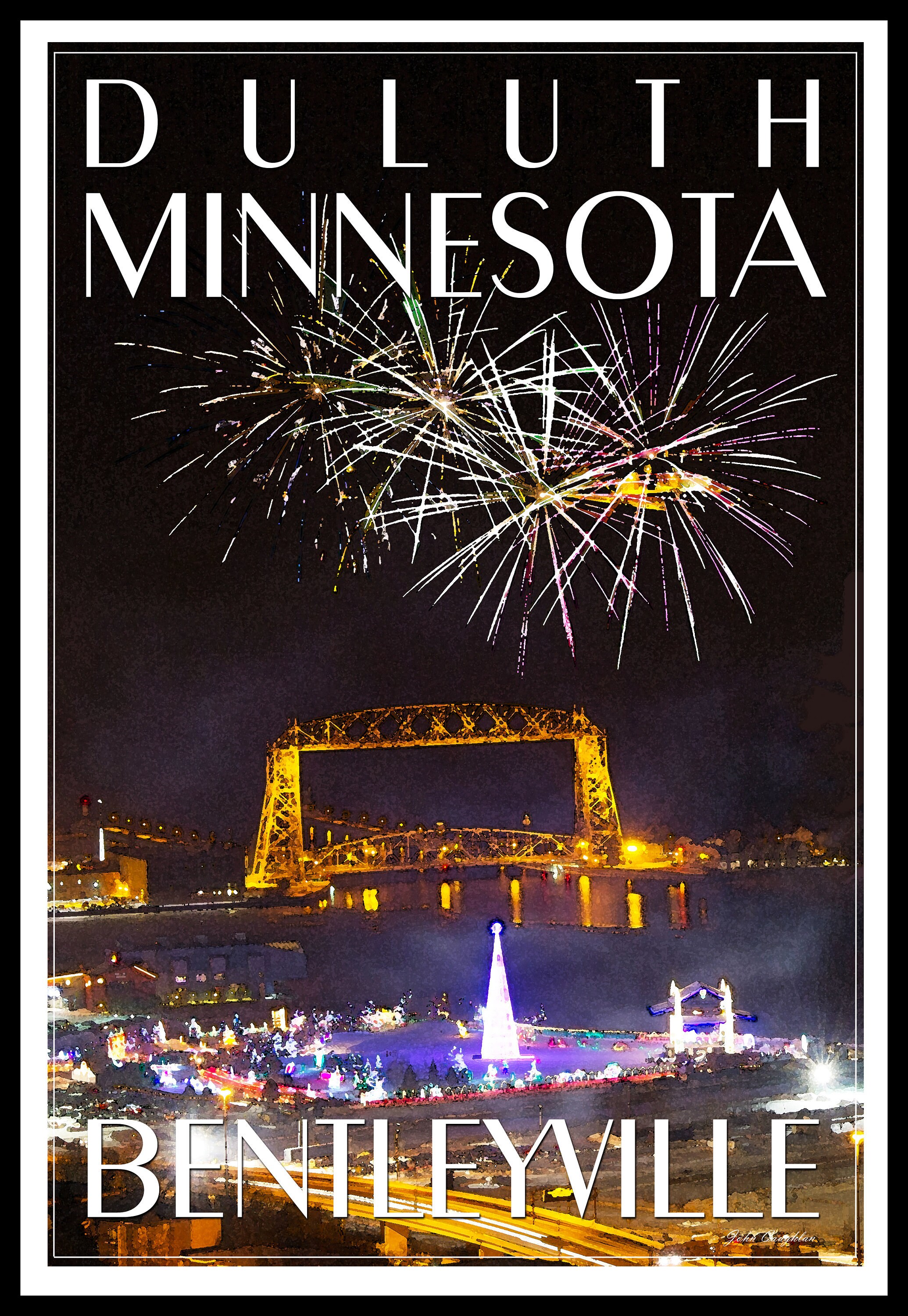 Duluth, Bentleyville, Minnesota Poster Etsy