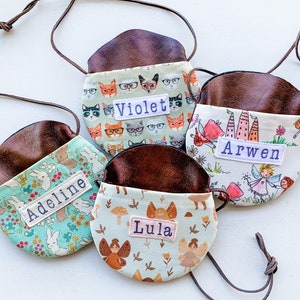 Sac à main personnalisé pour petites filles, sac à main en faux cuir, sac à main pour tout-petits, pochette explorer, sac à bandoulière