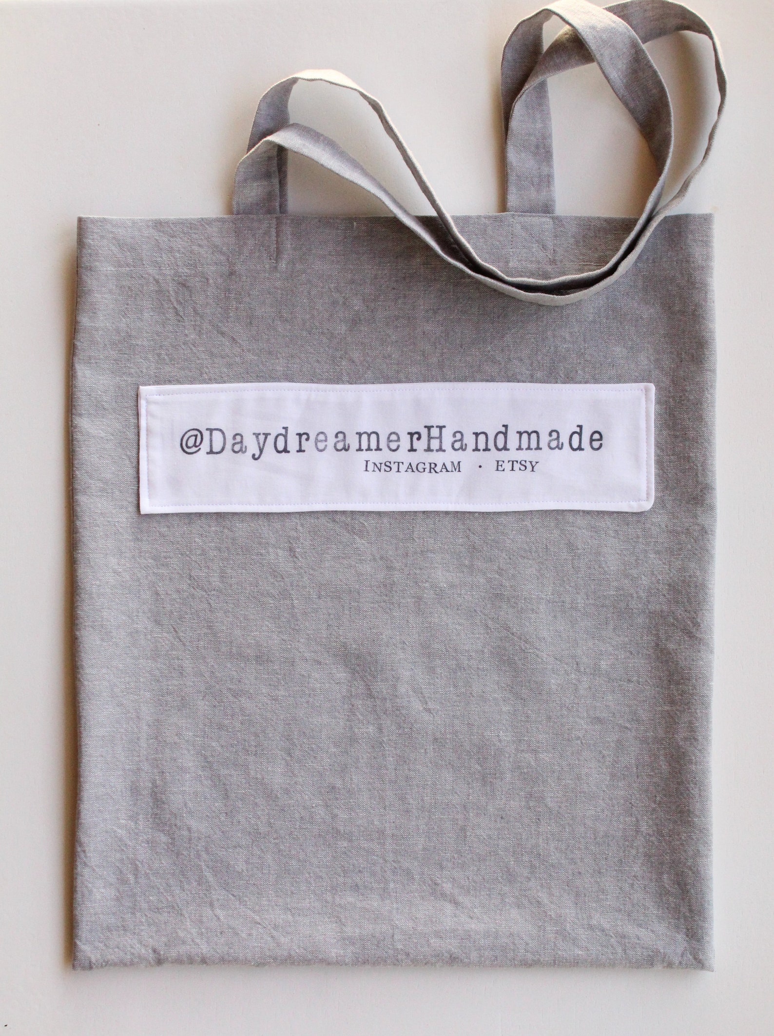 Personalized Linen Tote Bag Custom Tote Linen Reusable Etsy