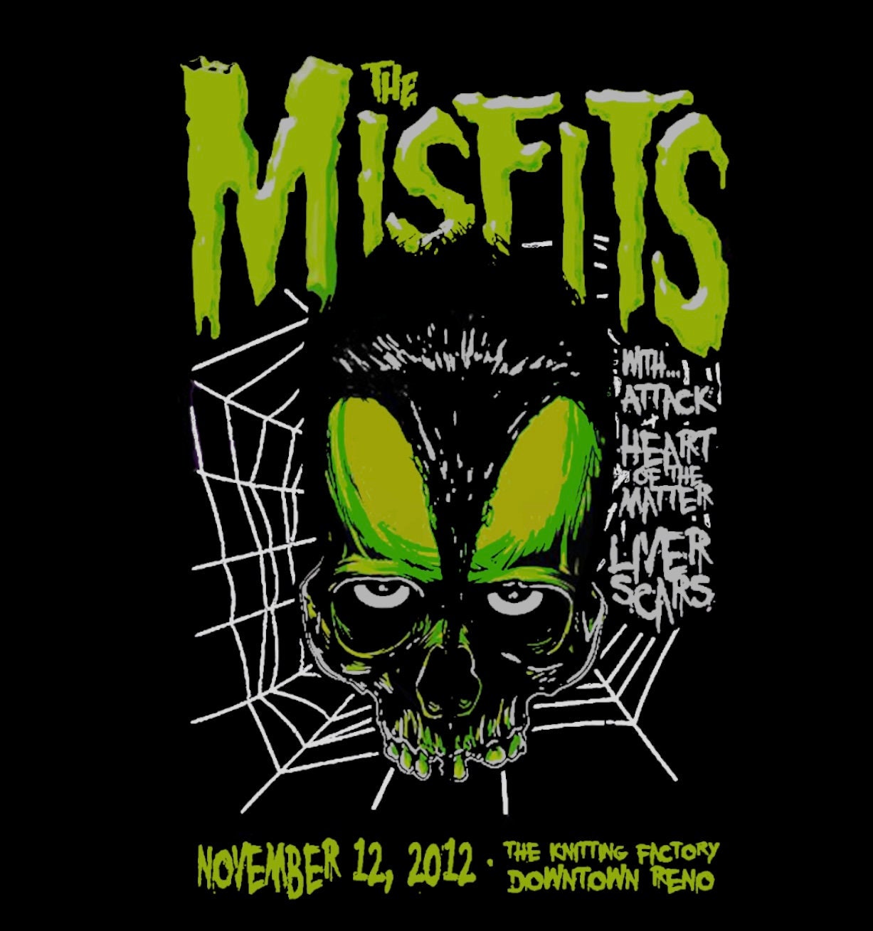 THE MISFITS Concert Poster Camiseta Michael Graves The Etsy