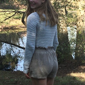 Rowan Pullover, Instant Download, Beginner Crochet Sweater Pattern