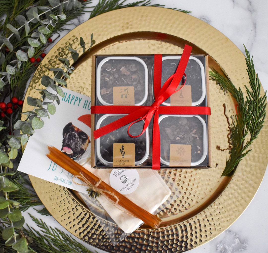 Holiday Tea Gift Set Organic Loose Leaf Tea Etsy