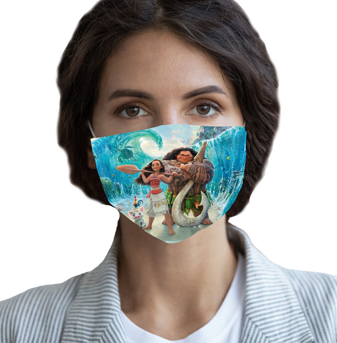 Moana face mask with filter. Moana Mask for adults and kids. | Etsy