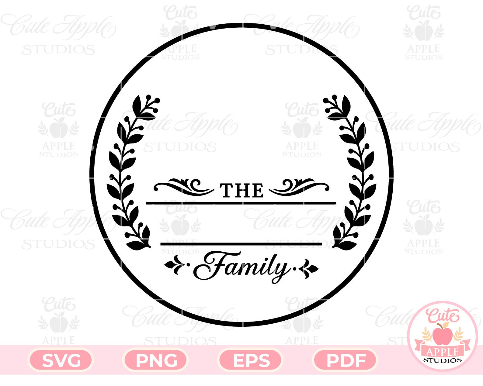 Download Round Family Name Svg Round Family Established Sign Last ...