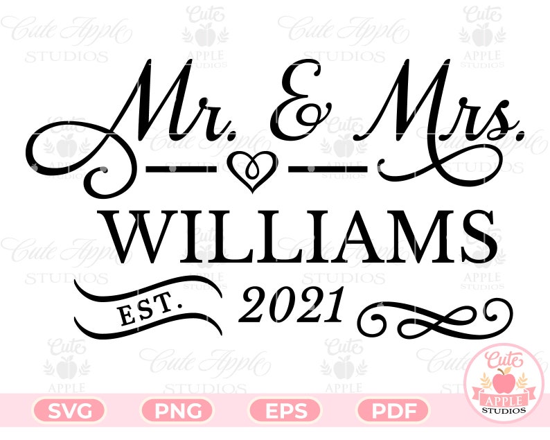 Download Mr And Mrs Svg Custom Wedding Svg Files For Silhouette Clip Art Marriage Svg Love Svg Wedding Svg Svg Files For Cricut Digital Drawing Illustration Deshpandefoundationindia Org