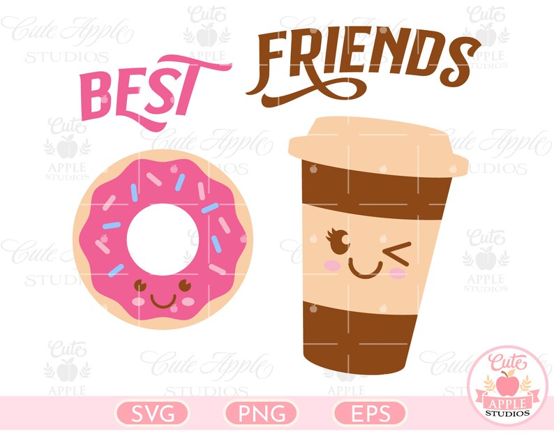Download Donuts and Coffee Svg Best Friends Svg Coffee and Donuts ...