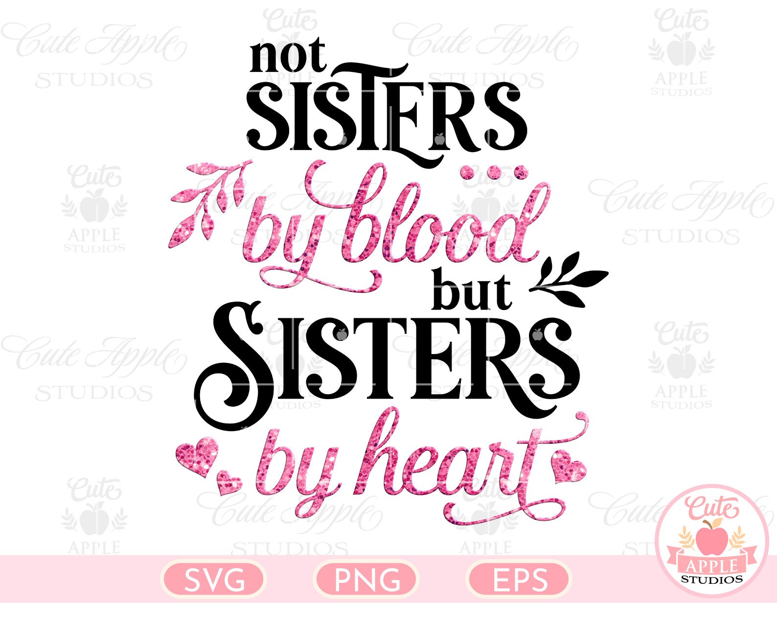 Schwestern nicht durch Blut sondern von Herzen Svg Seele Etsy
