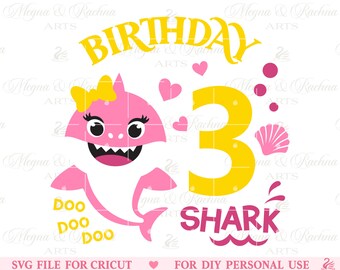 Baby Shark Birthday Shirt Svg Etsy Baby Shark Birthday Shirt Svg Etsy