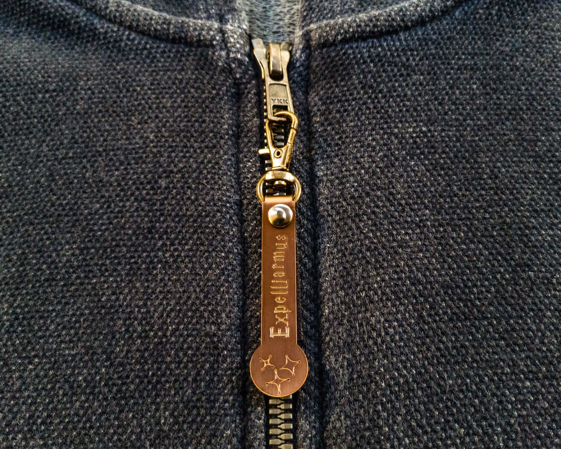 Personalized Zipper Tags With Snap Hook Set of 5 18 Color Etsy