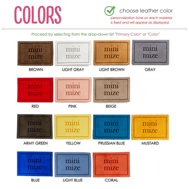 Custom Labels for Jeans: Faux Suede Leather Patches for Denim Trousers ...