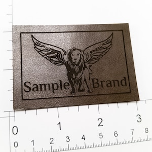 6 Custom Jeans Labels for Branding: Faux Leather Patch for Handmade ...