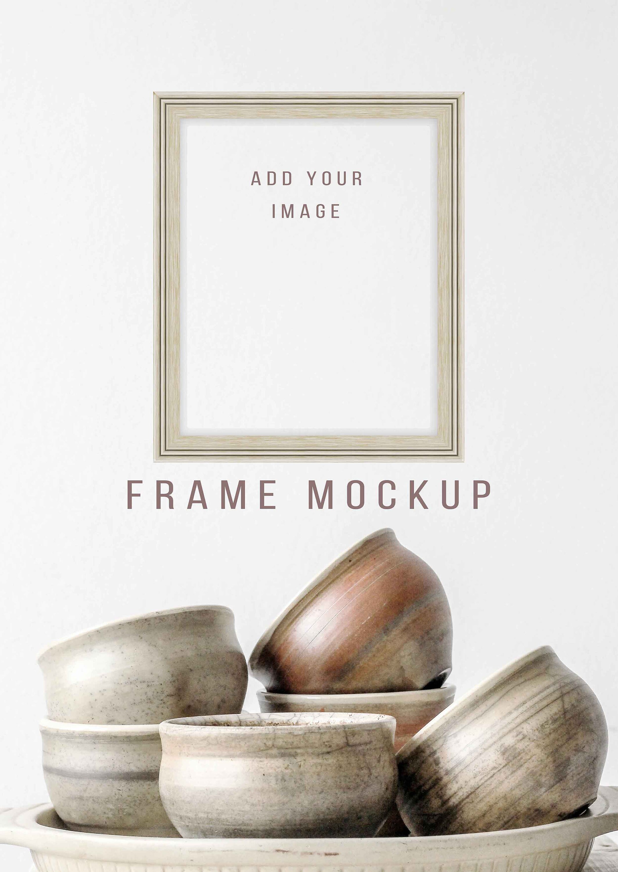 Download Minimal Frame Mockup Japndi Style Frame Mock Up Vertical Etsy