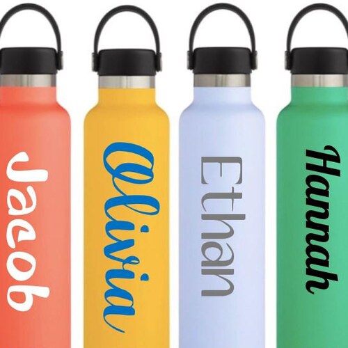 Sticker for Hydro Flask Name Decal for Hydro Flask Name Etsy
