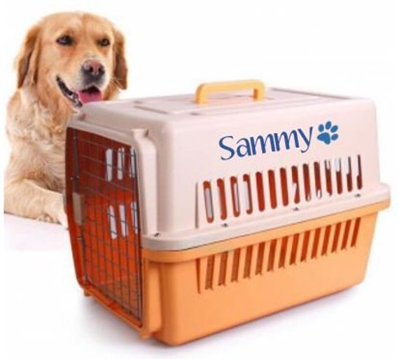 Custom Pet Carrier Label Dog Carrier Decal Personalized Pet Carrier Decal Pet Carrier Label Custom Cat Carrier Label Cat Carrier Decal Etsy