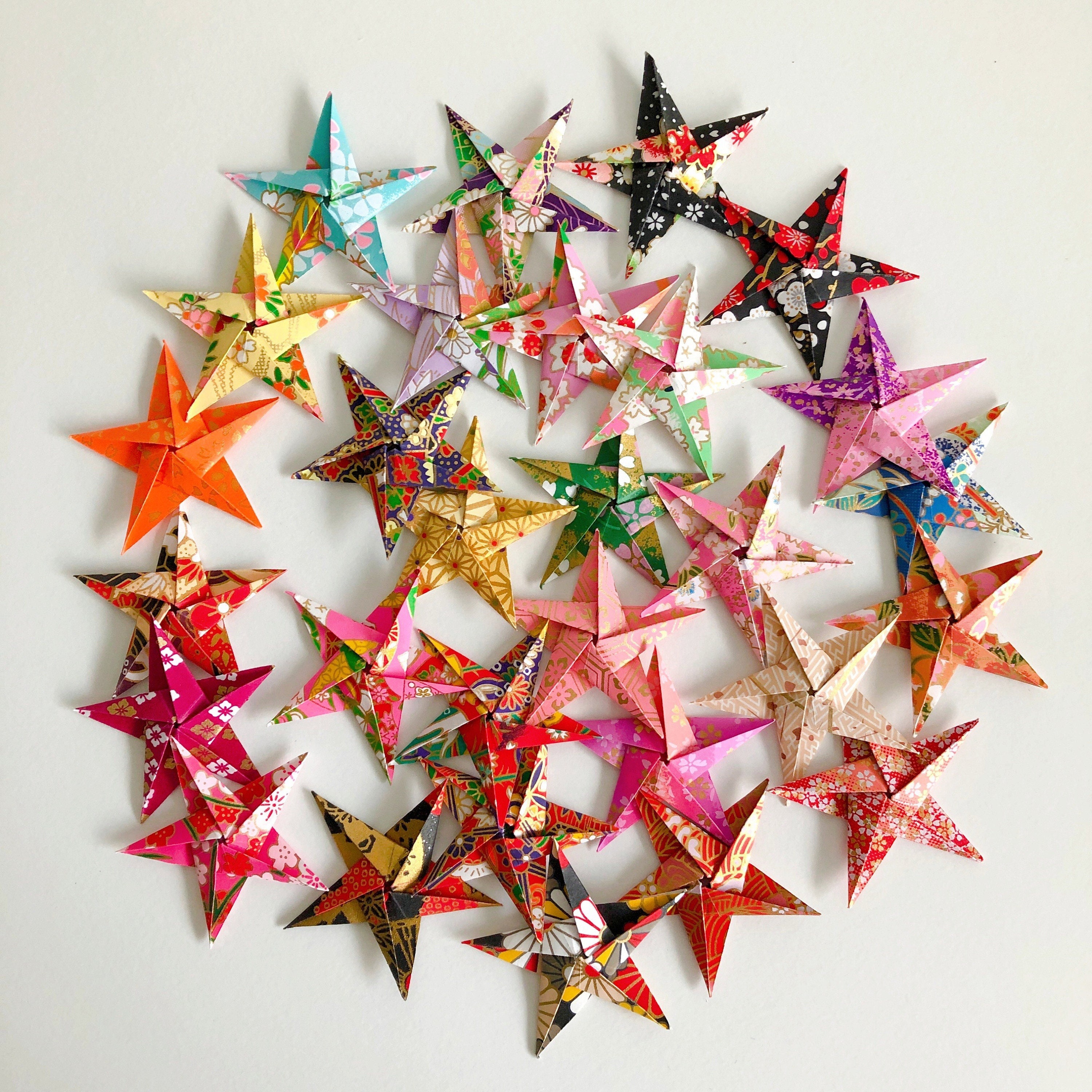 5 pointed paper starsfrom old book pages ( you receive 5) — Old Glory  Creative