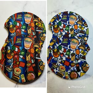 Car Coasters, Candy ,Coasters, Cute Car Accessories, Car Gift, Birthday Gift , Cup Holder Coasters, car decor