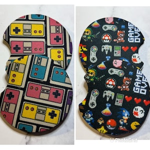Car Coasters, Retro,game, Coasters,Bundle ,Cute Car Accessories, Car Gift, Birthday Gift , Cup Holder Coasters, car decor