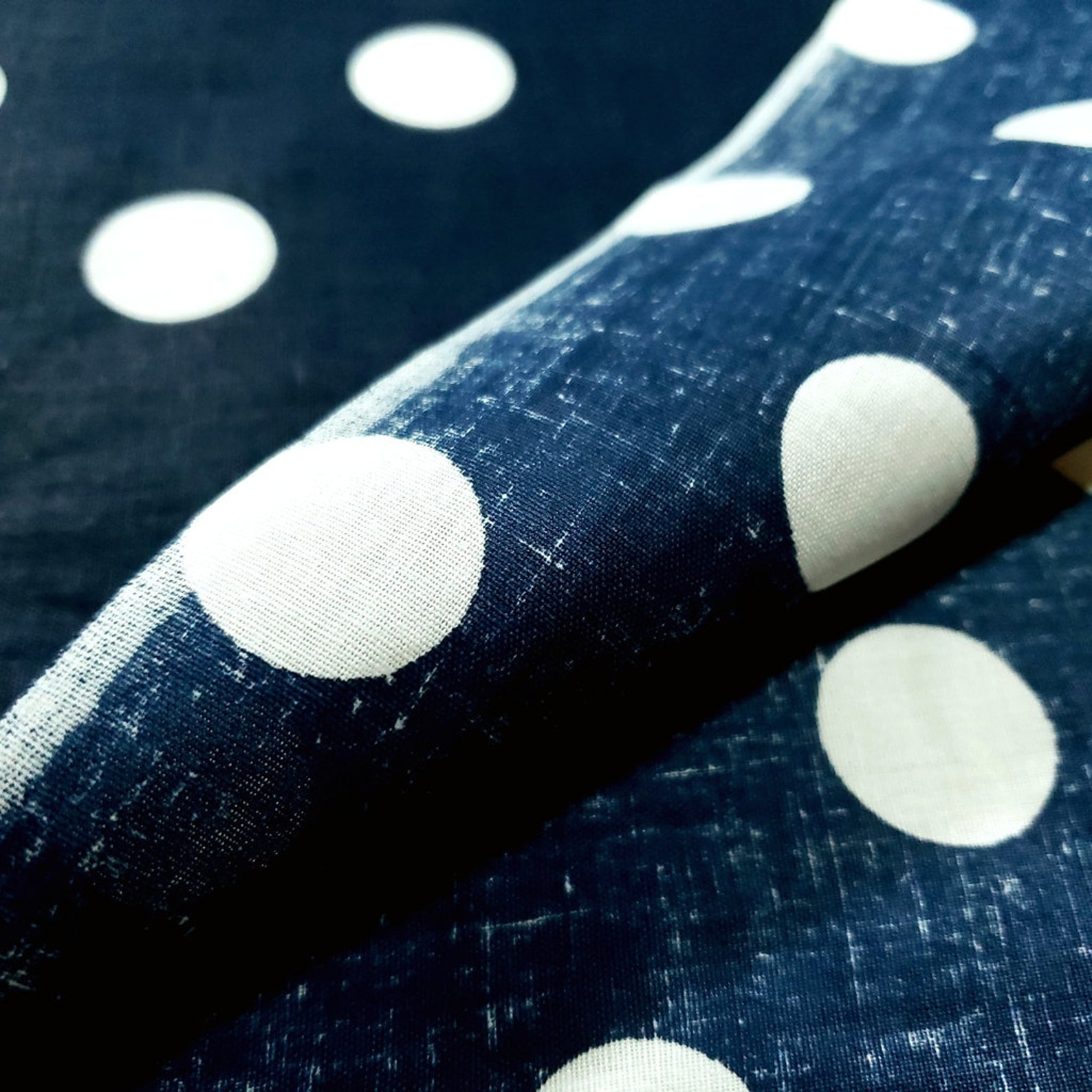 Vintage Navy Blue White Polka dot Pattern Print Women Casual Bomber Jacket