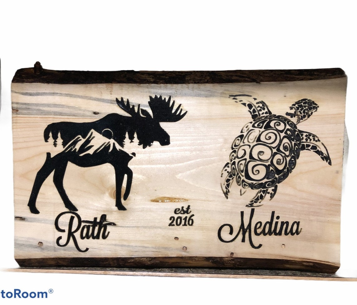 Epoxy Wood Sign Custom Epoxy Wood Sign Live Edge Wood Signs Etsy