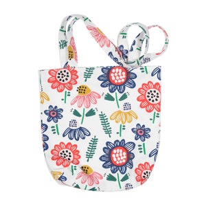 Floral Tote Bag/Handy Shopper/Reusable Shopper/Beach Bag/Picnic Bag