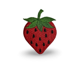 Strawberry Embroidery Patch