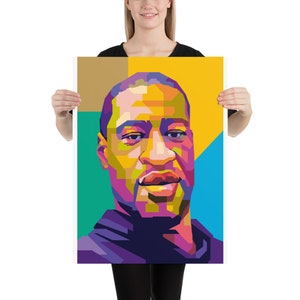 George Floyd Black Live Matter poster