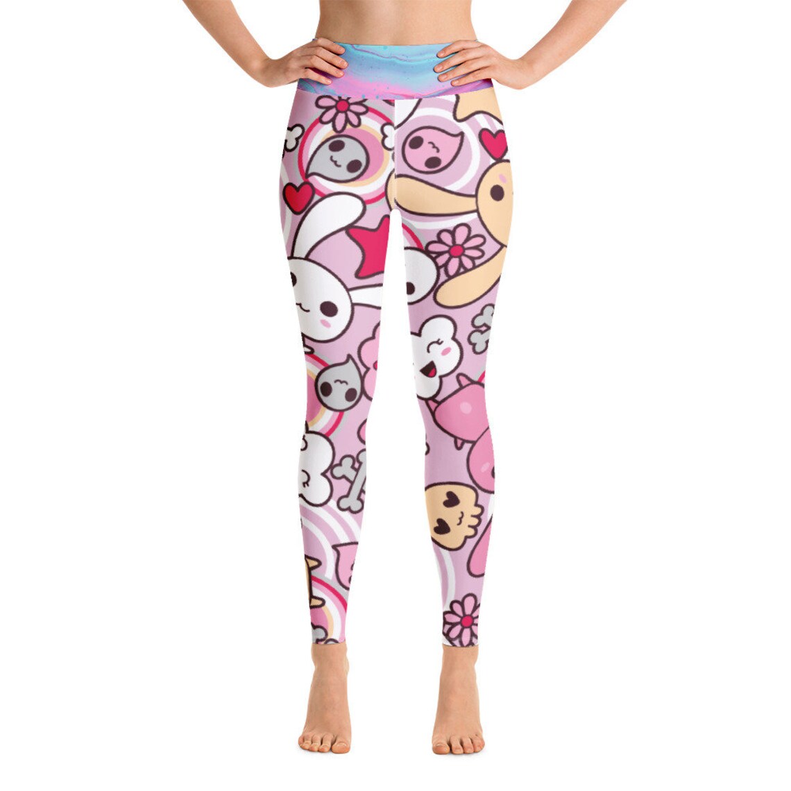 Kawaii Leggings Yami Kawaii Leggings Yoga Leggings Kawaii Etsy