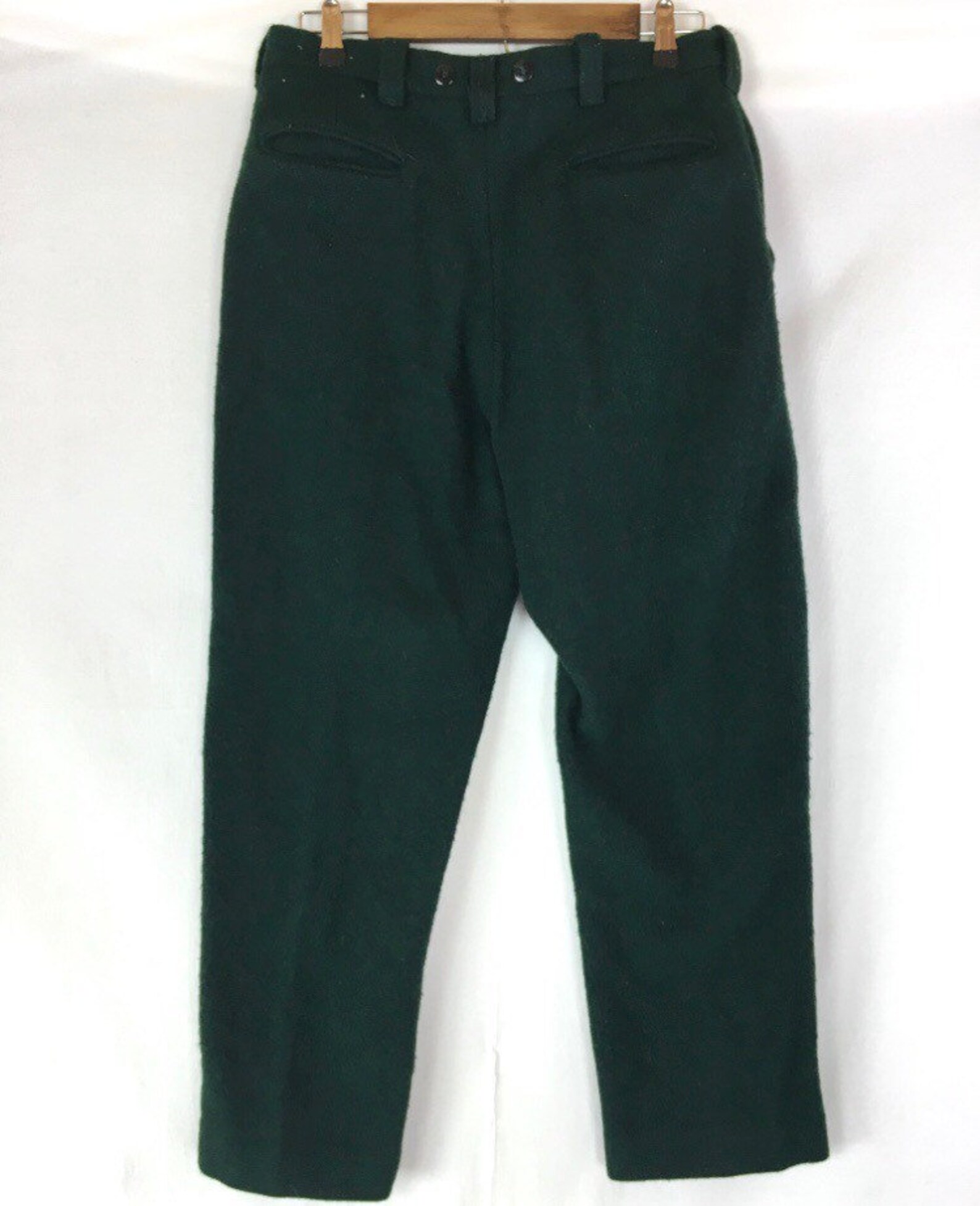 Vintage Green Wool Hunting Pants | Etsy