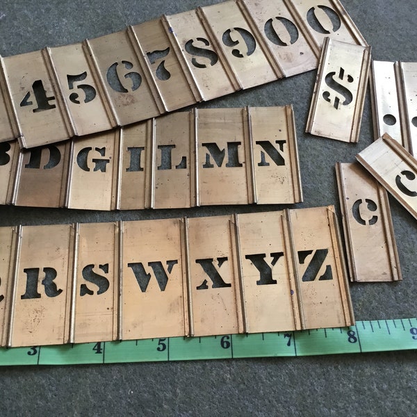 Brass Alphabet Letters - Etsy