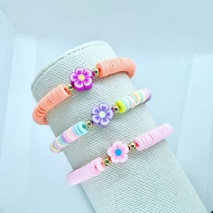 New! Girls  Bracelets | Flower Charm Bracelets | Kids Jewelry | Toddler Bracelets | Little Girl Bracelet | Easter Gift | Birthday Gift